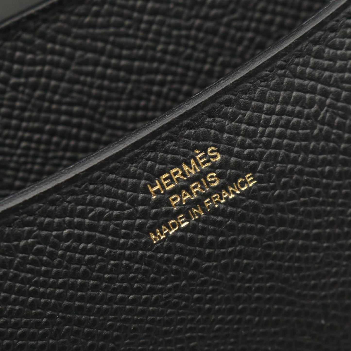Hermes Shoulder Bag Constance 3 Mini Black Leather Calf — view 4