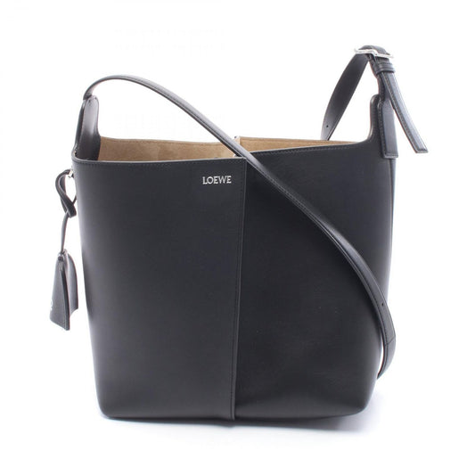Loewe Shoulder Bag Bilbao Black Leather
