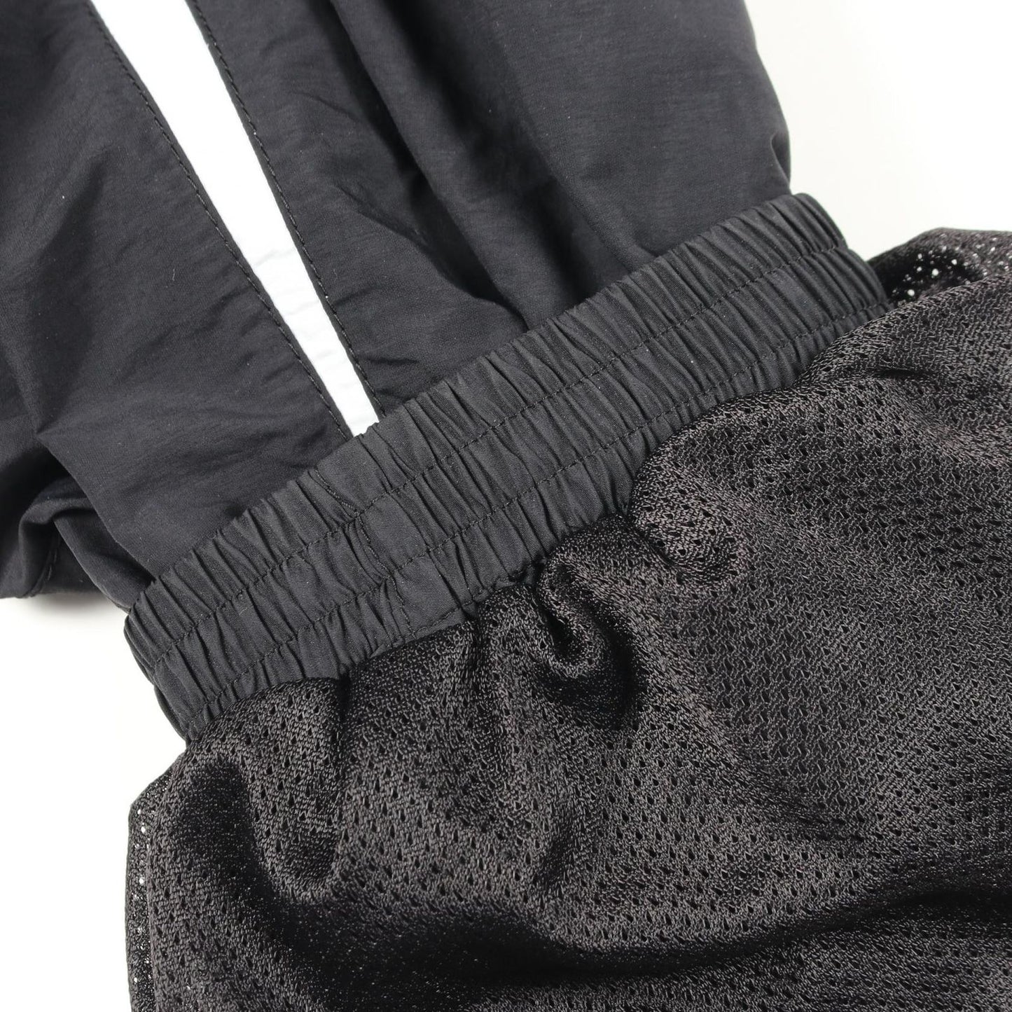 Balenciaga Logo Embroidery Black Nylon Track Jacket — view 8
