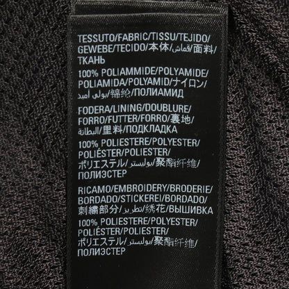 Balenciaga Logo Embroidery Black Nylon Track Jacket — view 5
