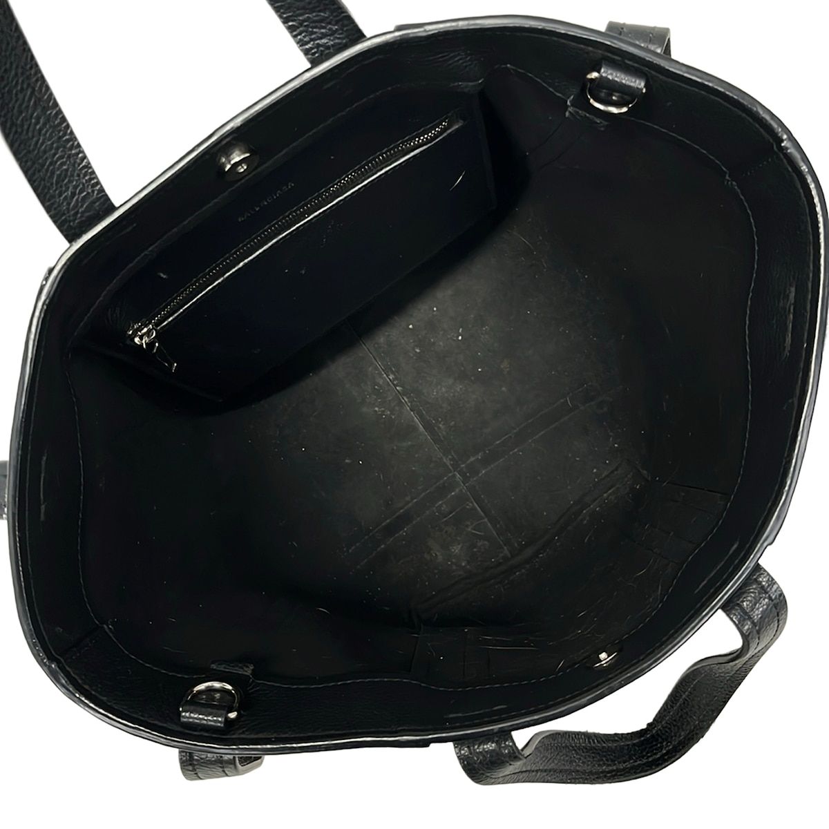 Balenciaga Tote Everyday 2.0 North South Small Shoulder Black Leather — view 7