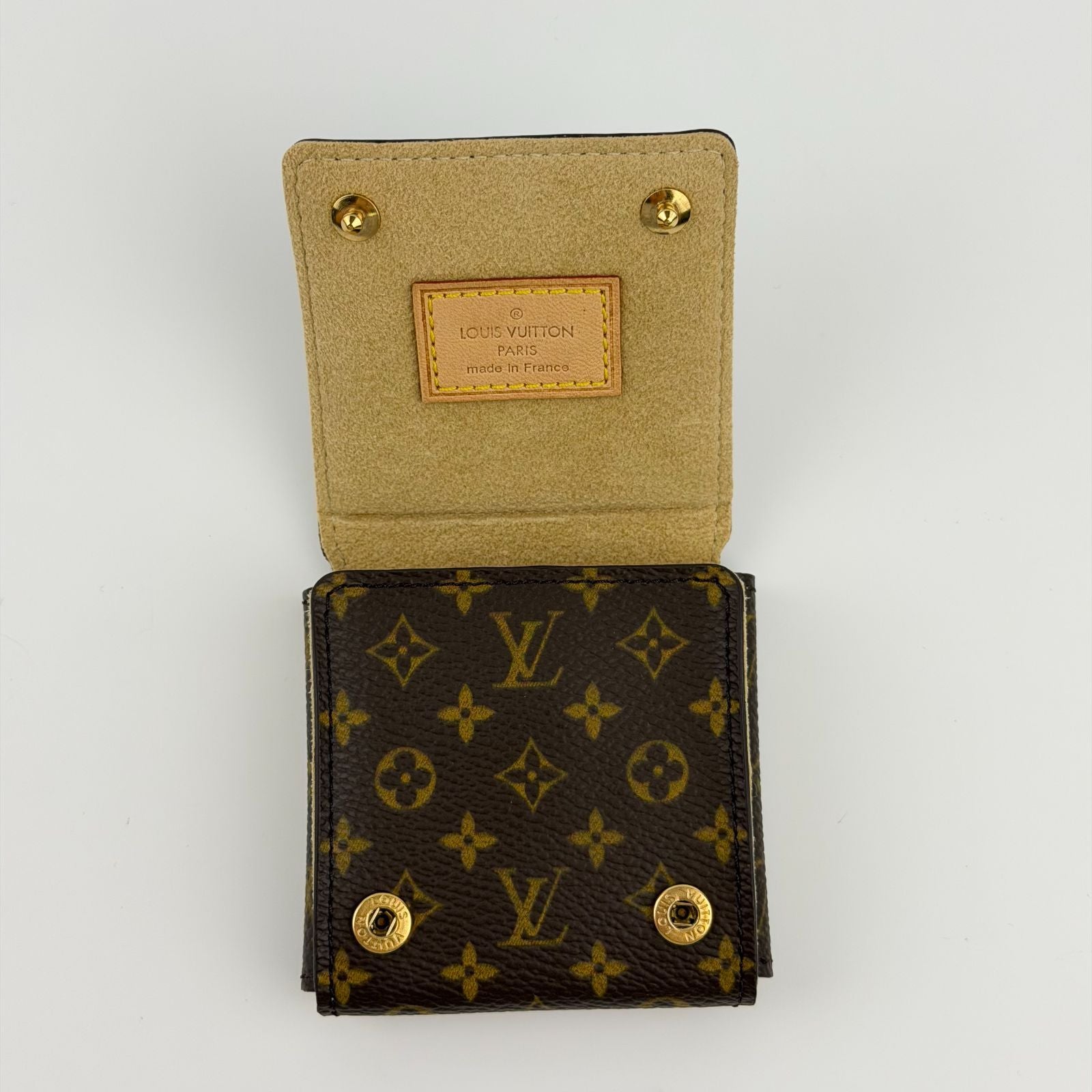 Louis Vuitton Monogram Case Pouch Brown Vintage — view 8