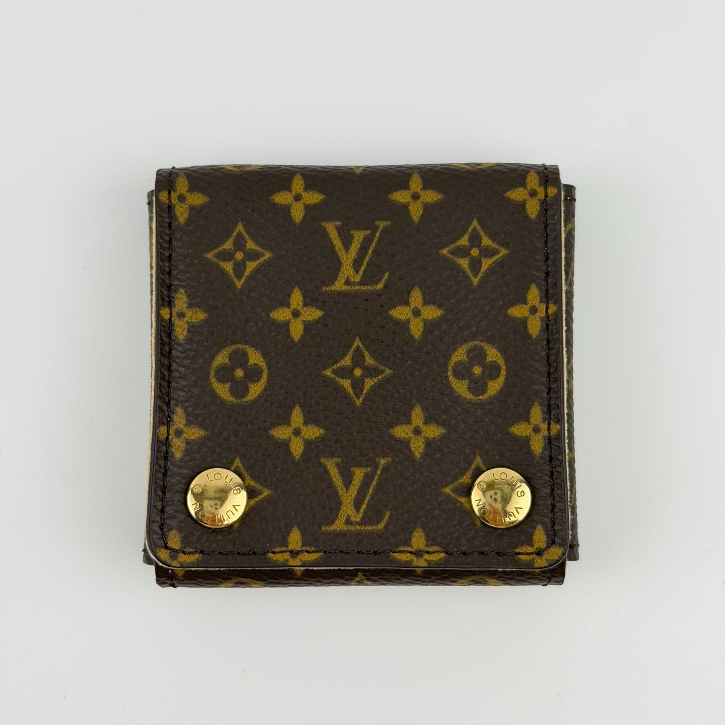 Louis Vuitton Monogram Case Pouch Brown Vintage — view 2
