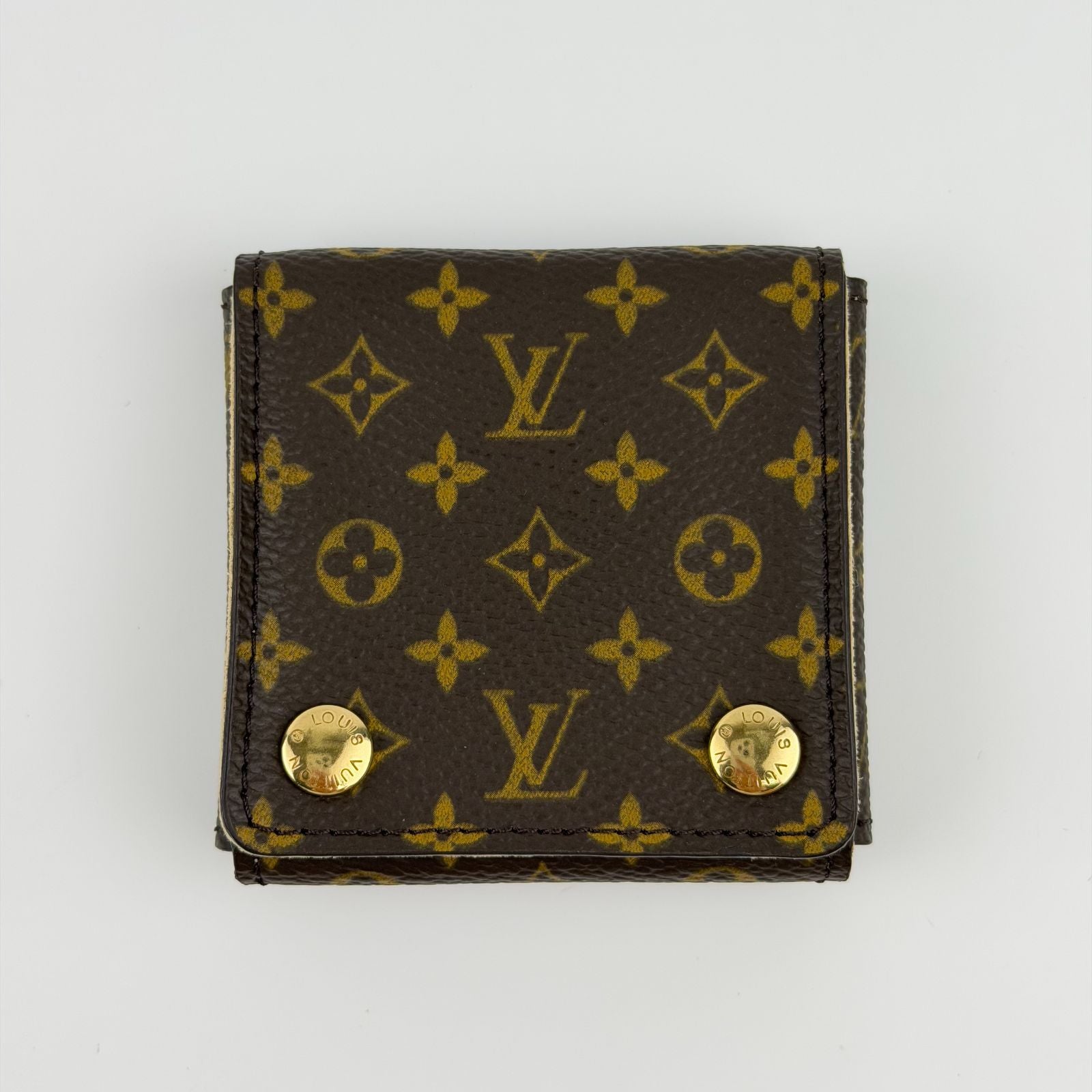 Louis Vuitton Monogram Case Pouch Brown Vintage — view 2