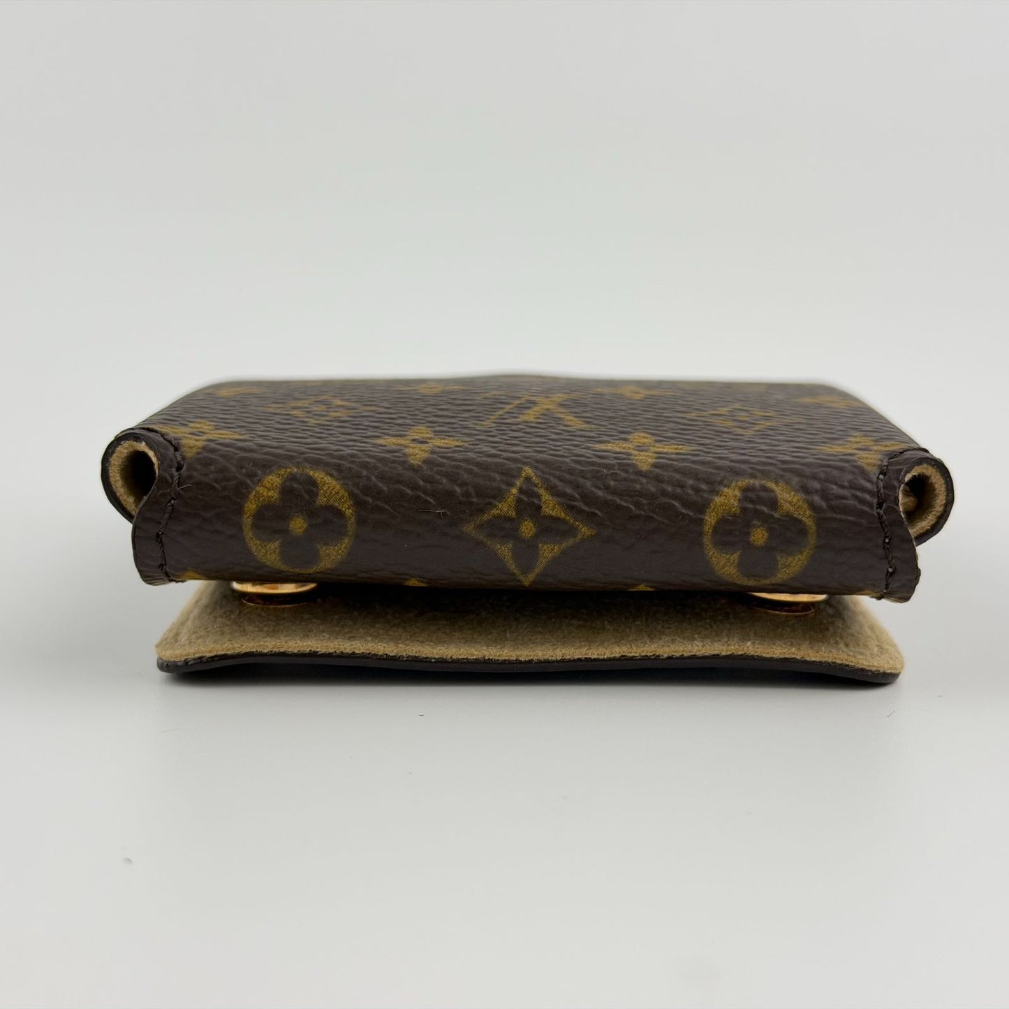 Louis Vuitton Monogram Case Pouch Brown Vintage — view 6
