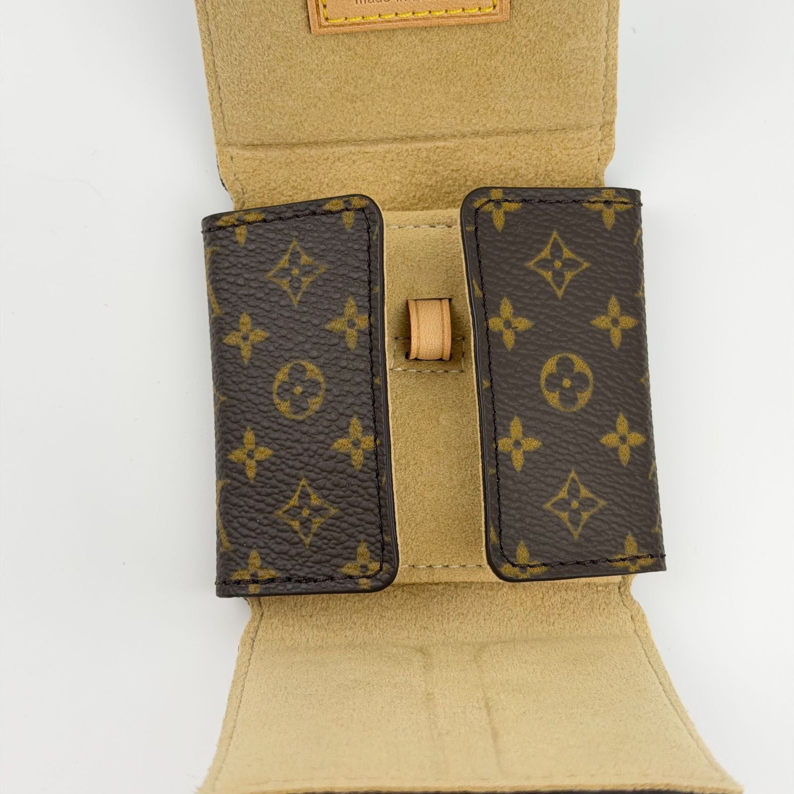 Louis Vuitton Monogram Case Pouch Brown Vintage — view 9