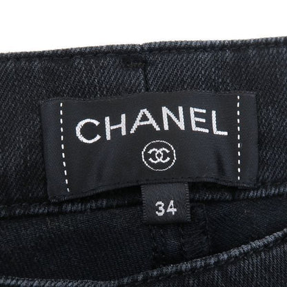 Chanel Denim Pants Black — view 9