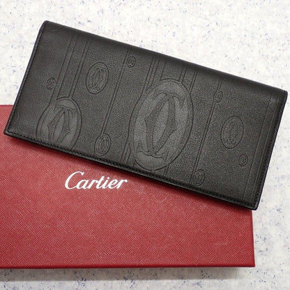 Cartier Pasha de Matrix Wallet Calf Black
