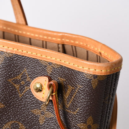 Louis Vuitton Tote Bag Neverfull PM Monogram Brown Canvas Leather — view 5