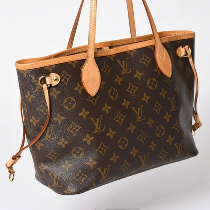Louis Vuitton Tote Bag Neverfull PM Monogram Brown Canvas Leather — view 3