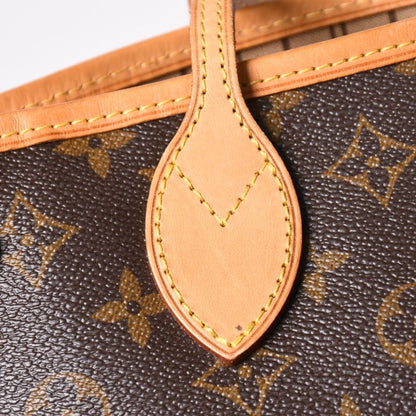 Louis Vuitton Tote Bag Neverfull PM Monogram Brown Canvas Leather — view 8