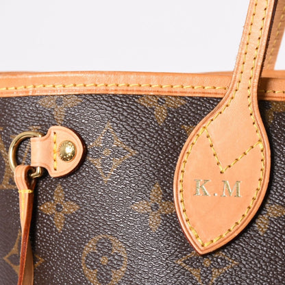 Louis Vuitton Tote Bag Neverfull PM Monogram Brown Canvas Leather — view 6