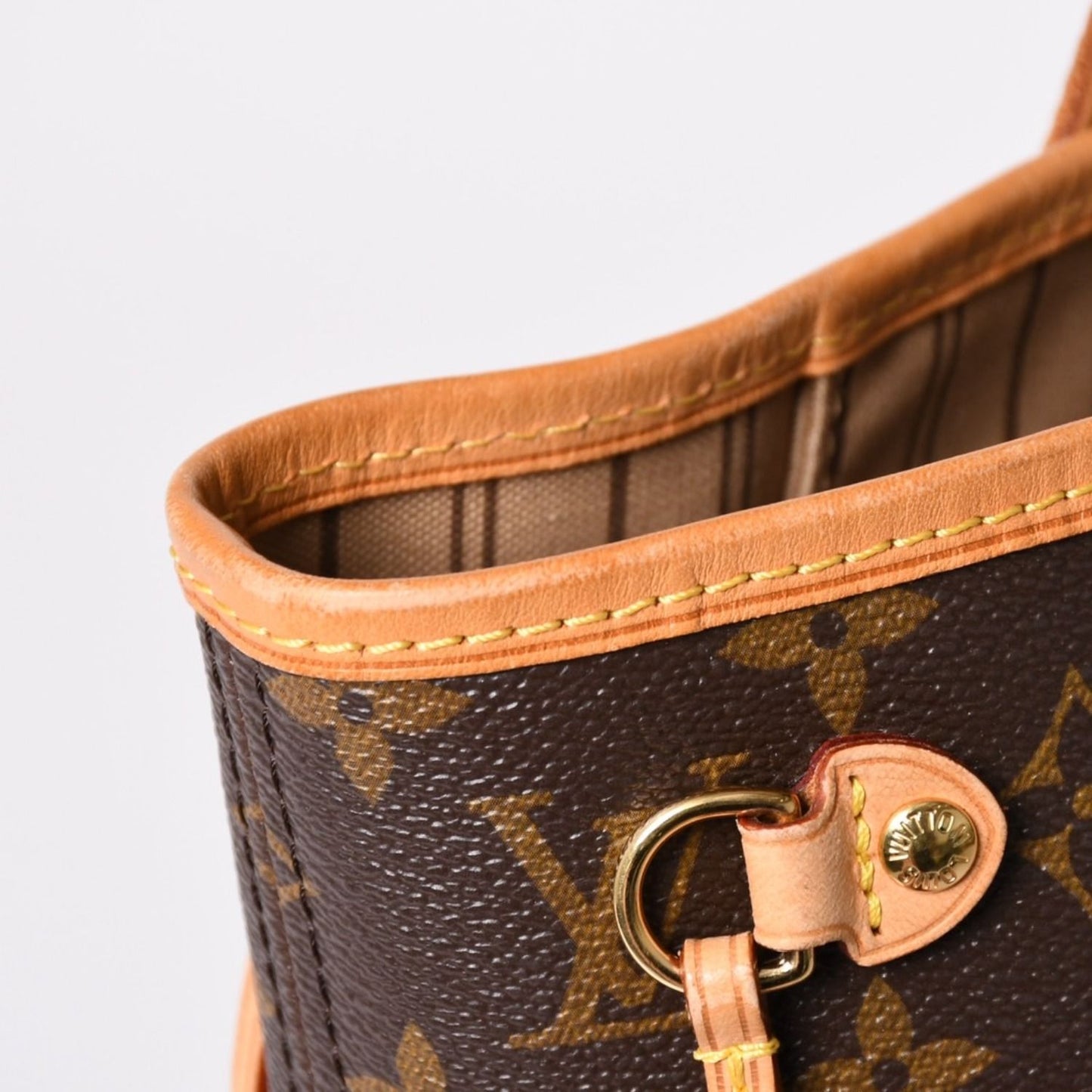 Louis Vuitton Tote Bag Neverfull PM Monogram Brown Canvas Leather — view 4