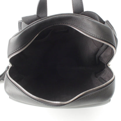 Loewe Military Leather Anagram Silver Backpack Black — view 6