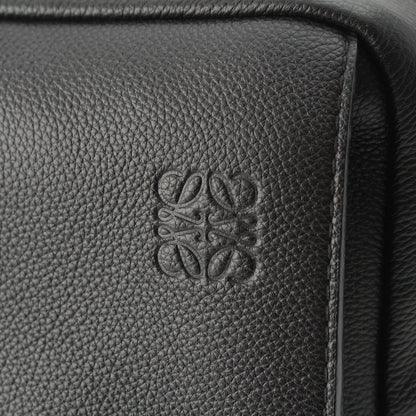 Loewe Military Leather Anagram Silver Backpack Black — view 8