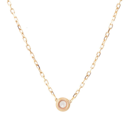 Cartier Damier SM 18k PG Diamond Small Necklace Pink Gold — view 2