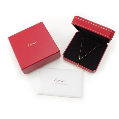 Cartier Damier SM 18k PG Diamond Small Necklace Pink Gold — view 9