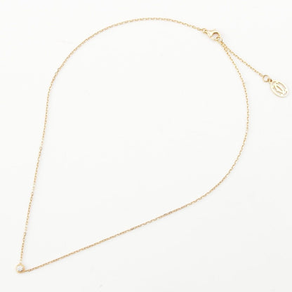 Cartier Damier SM 18k PG Diamond Small Necklace Pink Gold — view 3