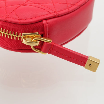 Dior Cannage Heart Charm Coin Purse Pouch Gold — view 8