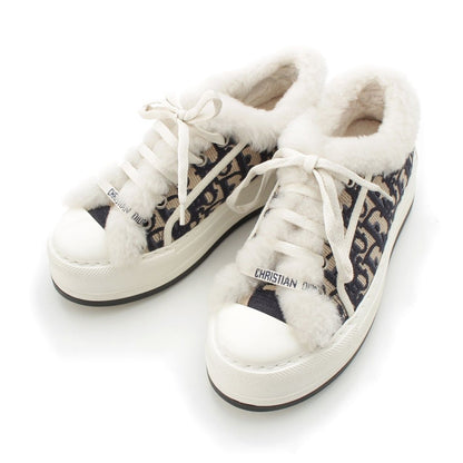 Dior Walk'in Oblique Platform Sneakers White Blue