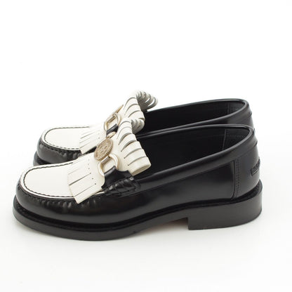 Dior Boy Platform Moccasins Loafers Shoes Bicolor White Black — view 3
