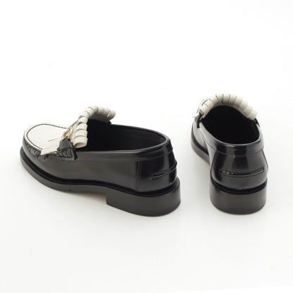 Dior Boy Platform Moccasins Loafers Shoes Bicolor White Black — view 4