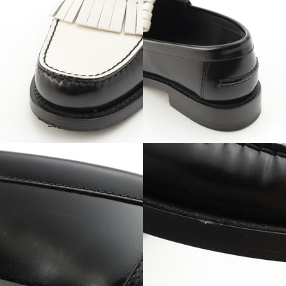 Dior Boy Platform Moccasins Loafers Shoes Bicolor White Black — view 9