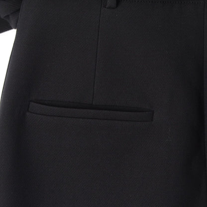 Dior Technical Silk Wool Long Wrap Skirt Black 38 — view 7
