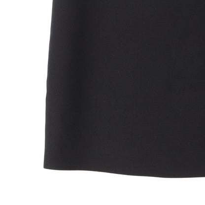Dior Technical Silk Wool Long Wrap Skirt Black 38 — view 5