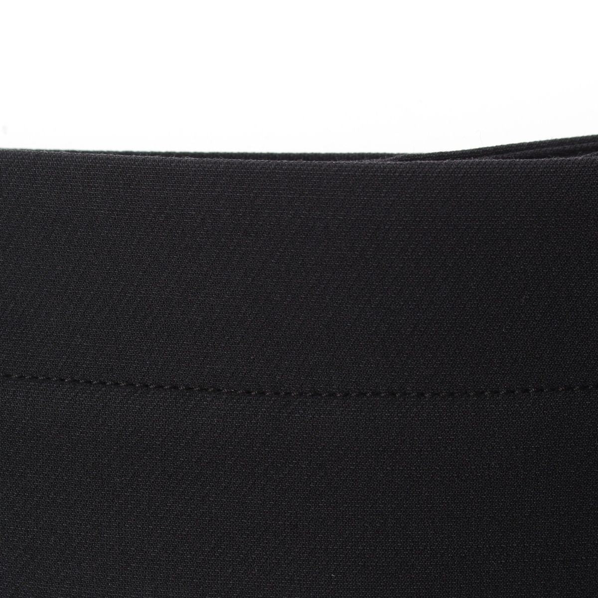 Dior Technical Silk Wool Long Wrap Skirt Black 38 — view 3