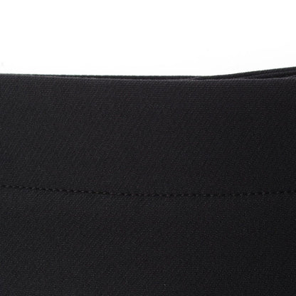Dior Technical Silk Wool Long Wrap Skirt Black 38 — view 3