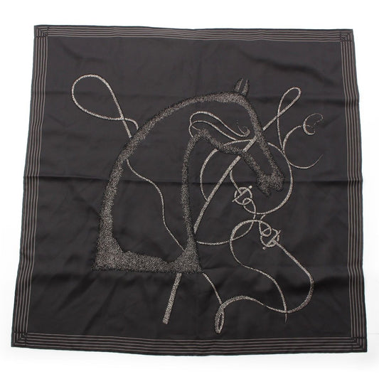 Hermes Carre 90 Coup de Fouet Whip Preche Biju Embroidery Beads Scarf Shawl