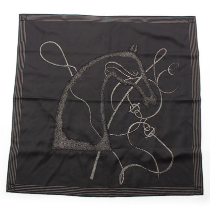 Hermes Carre 90 Coup de Fouet Whip Preche Biju Embroidery Beads Scarf Shawl