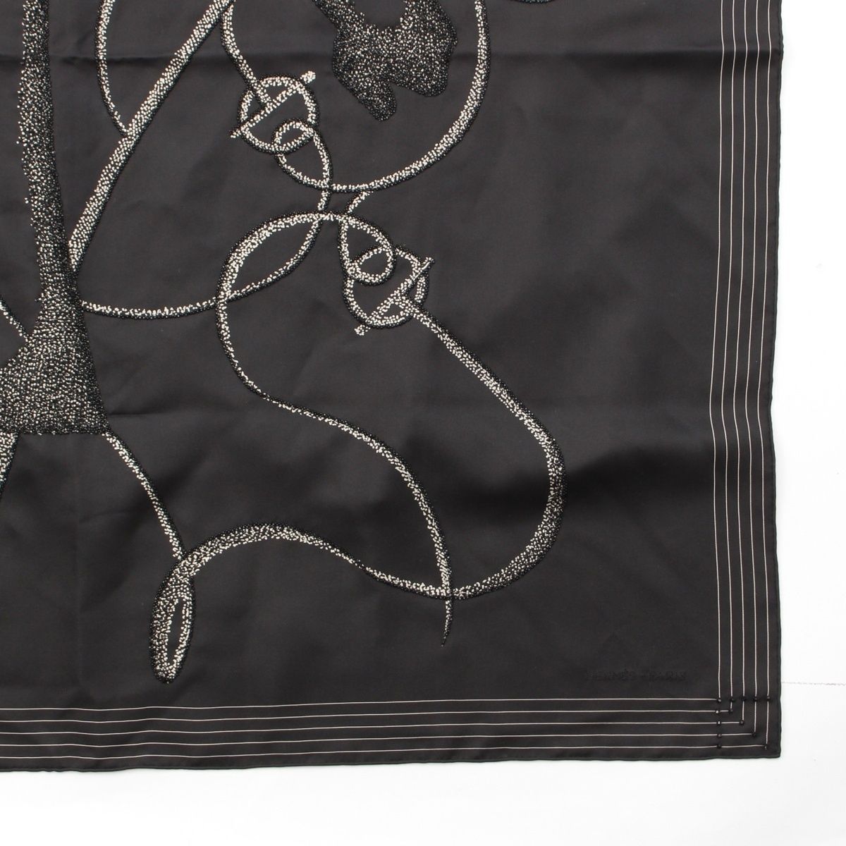 Hermes Carre 90 Coup de Fouet Whip Preche Biju Embroidery Beads Scarf Shawl — view 5