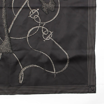 Hermes Carre 90 Coup de Fouet Whip Preche Biju Embroidery Beads Scarf Shawl — view 5
