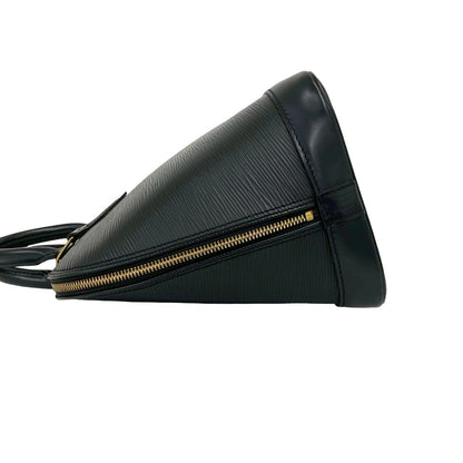 Louis Vuitton Alma LV Logo Epi Leather Handbag Mini Tote Black Noir — view 5
