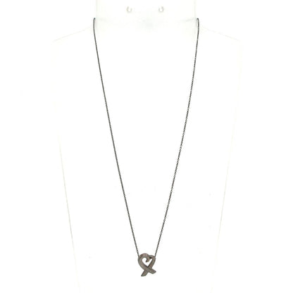 Tiffany & Co Necklace Loving Silver — view 2
