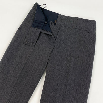 Louis Vuitton High Waist Tapered Pants Pleated 100% Virgin Wool 38 — view 3