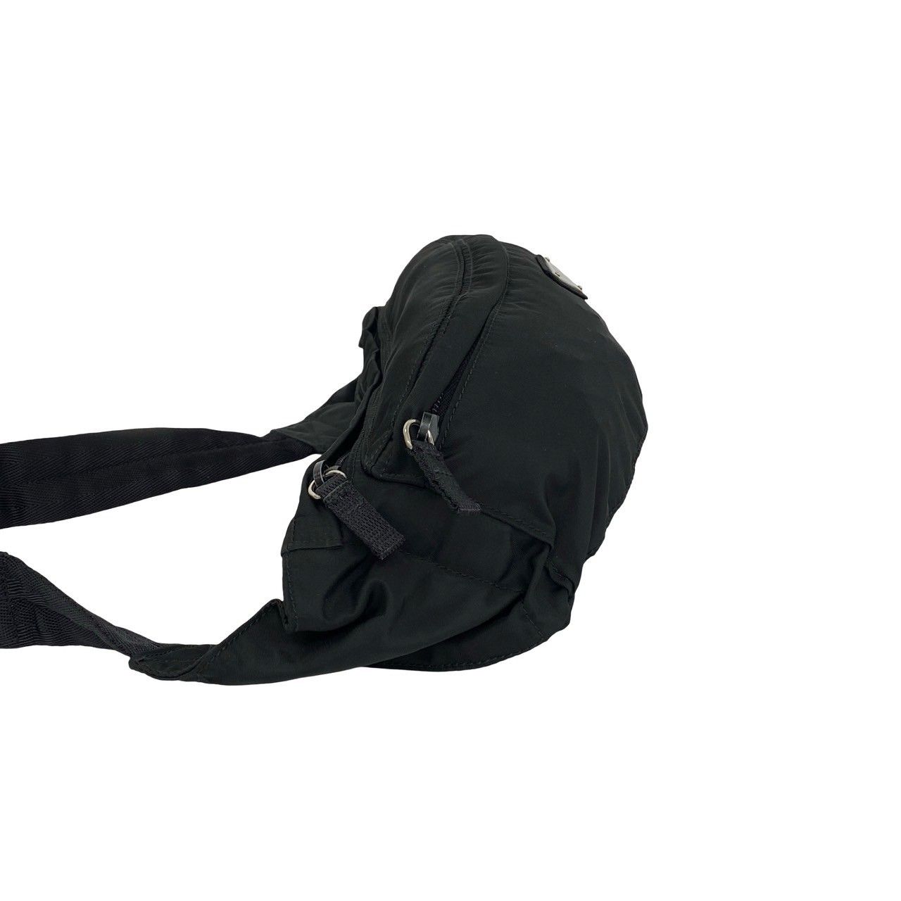 Prada Tessuto Nylon Belt Bag Waist Pouch Mini Black — view 5