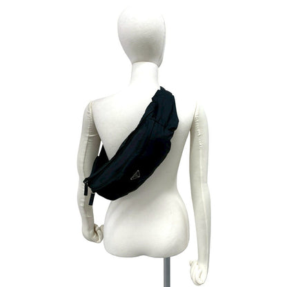 Prada Tessuto Nylon Belt Bag Waist Pouch Mini Black — view 2