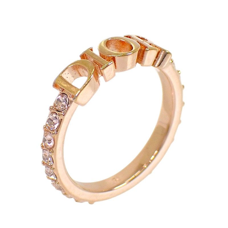 Dior Dioevolution Actual Ring Metal Crystal Pink Gold — view 2