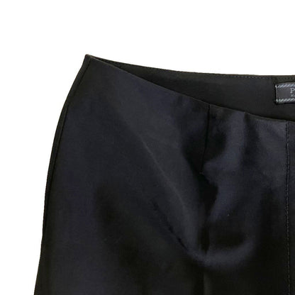 Prada Trousers Pleated Pants Vintage Archive 42 Black — view 6