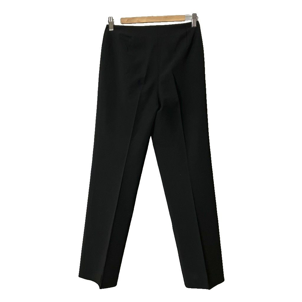 Prada Trousers Pleated Pants Vintage Archive 42 Black — view 2