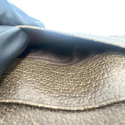 Gucci Vintage GG Logo Canvas Leather Bifold Wallet Brown — view 9