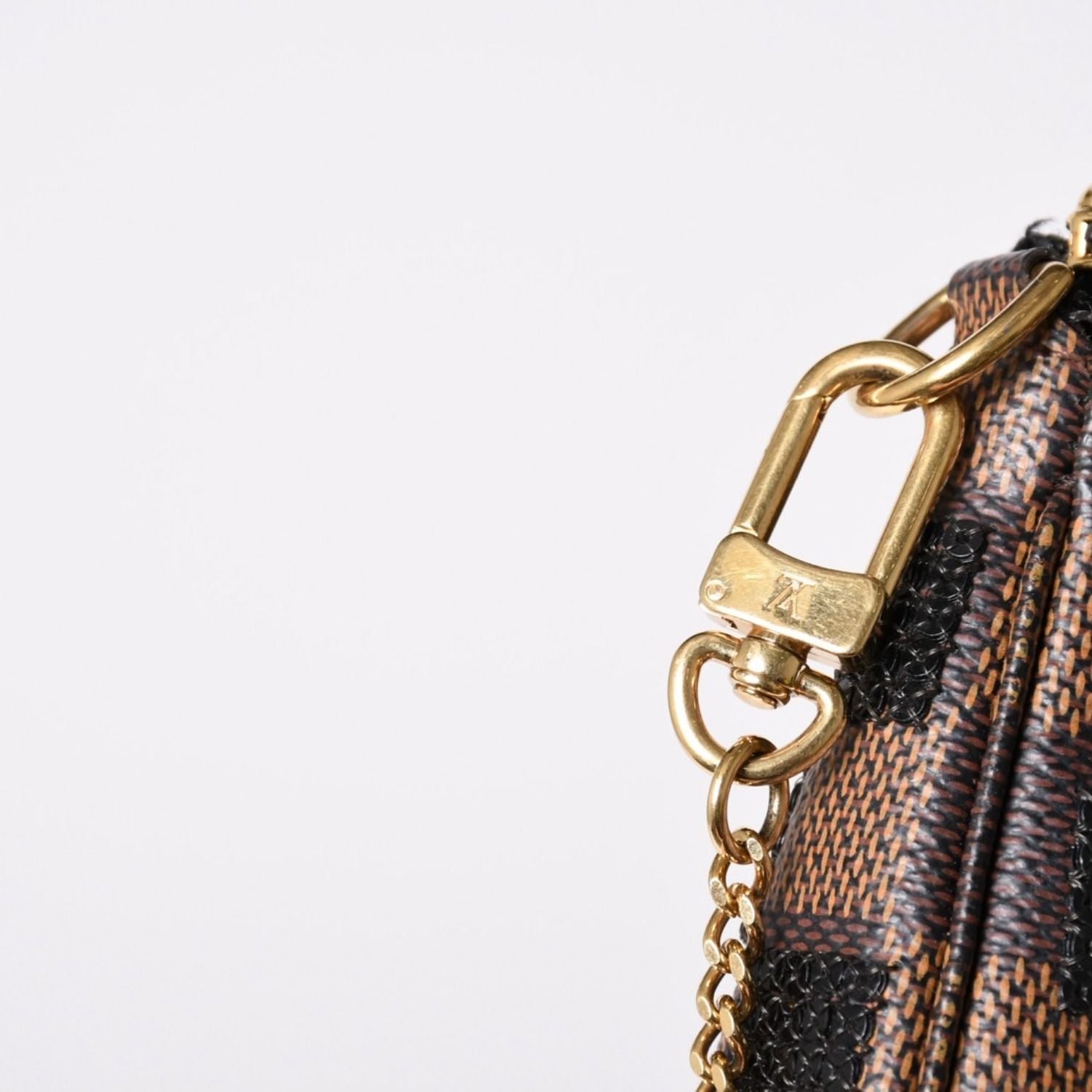 Louis Vuitton Monogram Mini Pochette Accessoires Damier Payette Sequins Pouch — view 6