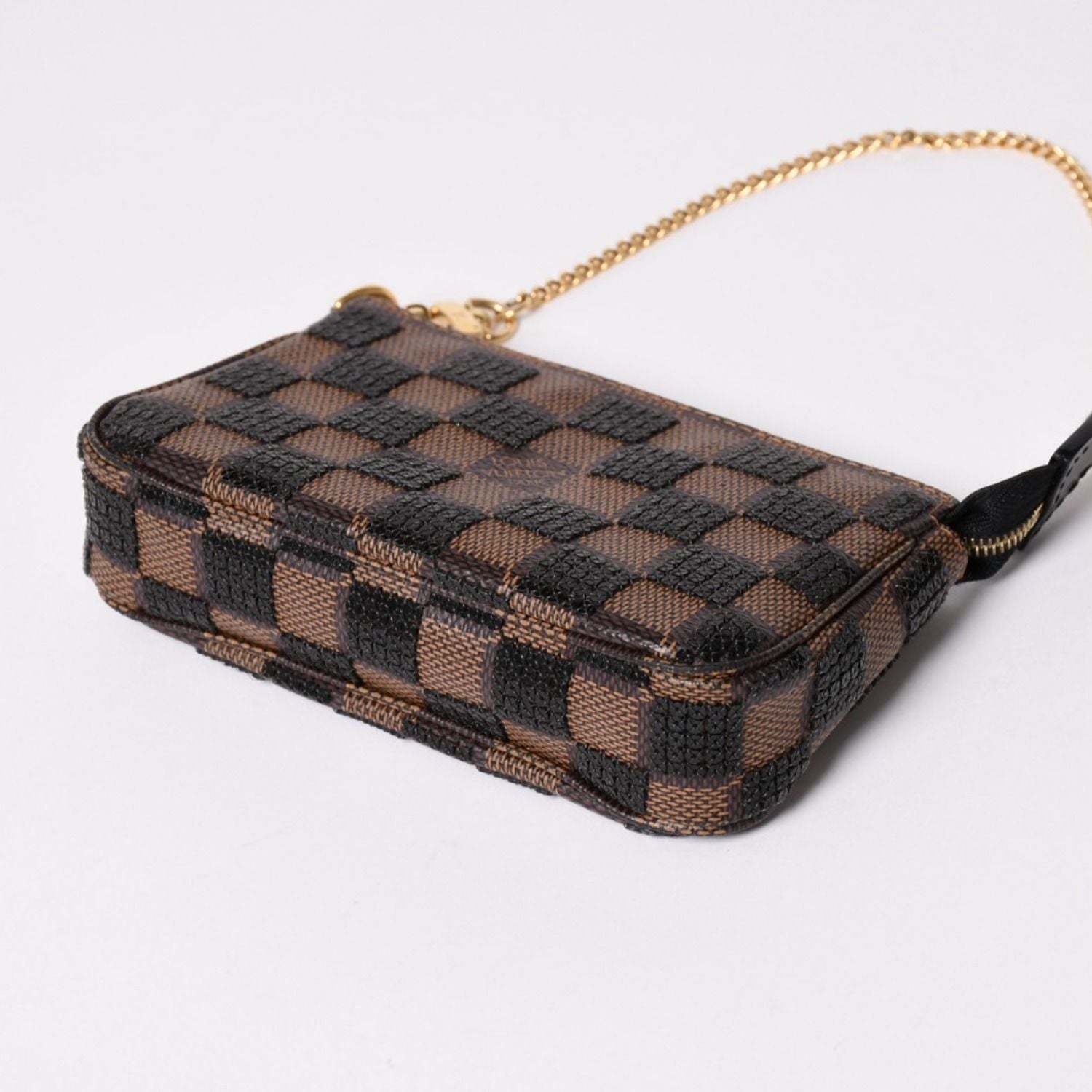 Louis Vuitton Monogram Mini Pochette Accessoires Damier Payette Sequins Pouch — view 8