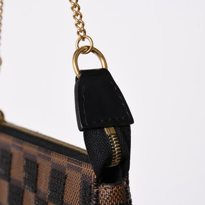 Louis Vuitton Monogram Mini Pochette Accessoires Damier Payette Sequins Pouch — view 4