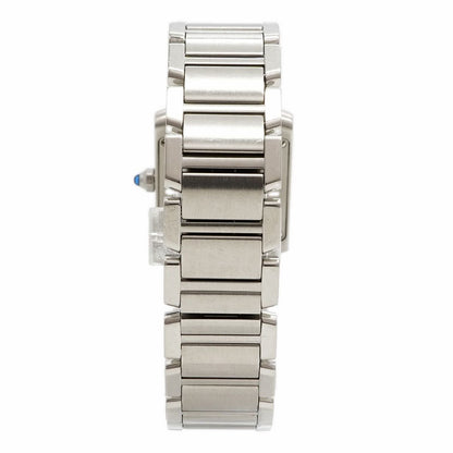 Cartier Tank Francaise SM Ivory Dial Watch — view 8