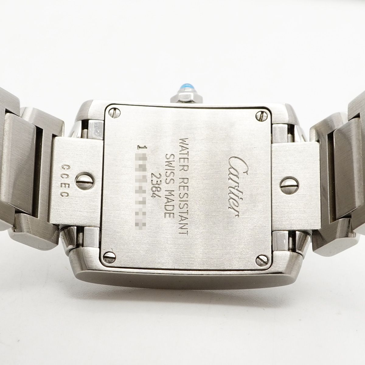 Cartier Tank Francaise SM Ivory Dial Watch — view 5