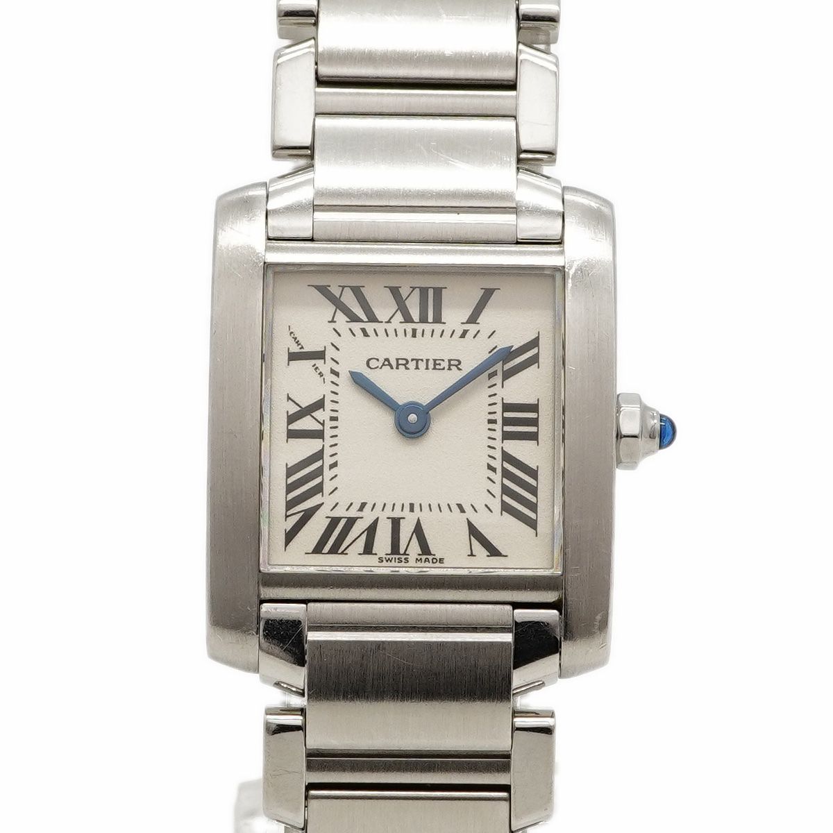 Cartier Tank Francaise SM Ivory Dial Watch
